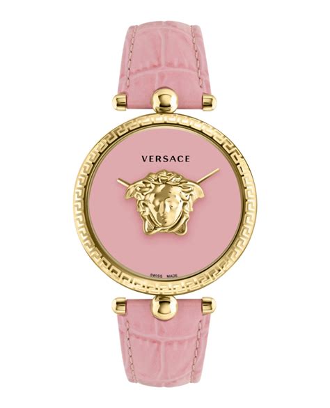 Versace Palazzo Empire Pink Round Dial Quartz Analog Women 